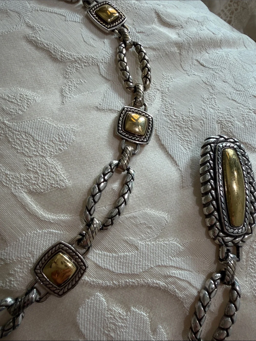 Brighton Gold and Silver Link Waist Chain Belt - Women's Jewelry
